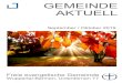 GEMEINDE AKTUELL · PDF file

GEMEINDE AKTUELL Freie evangelische Gemeinde Wuppertal-Barmen, Unterdörnen 77 September / Oktober 2019