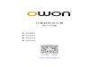 任意波形发生器 - OWON cn.pdf · 任意波形发生器. 用户手册. ag4081 ag4101 ag4121 ag4151 