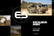 ARTILLERY SYSTEMS - EXCALIBUR ARMY€¦ · • Sensor accuracy is 0.35 mils for elevation and traverse. • Inclinometer tilt angle is ±5° with accuracy 0.2°. NAVIGATION SYSTEM
