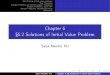 Chapter 6 6.2 Solutions of Initial Value Problemmandal.faculty.ku.edu/math220/SolIVP6p2.pdf · Sample IV: Ex 12 Sample V: Ex 14 Sample VI: Ex 18 Sample IV: Ex 12 Solve the IVP y”+3y′