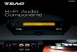 Hi-Fi Audio Componentswinkey-audio.com.tw/pdf/teac_full-dm_ch.pdf · 總諧波失真：0.0015% 訊噪比：105dB 頻率響應：5Hz~55kHz(-3dB) 輸入：USB音頻、數位同軸、數位光纖
