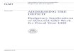 OCG-97-2 Addressing the Deficit: Budgetary Implications of ... · single document the budgetary implications of selected program reforms discussed in our work but not yet implemented