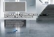DURABLE CONCRETE FLOOR POLISHING · DURABLE CONCRETE FLOOR POLISHING HiPERFLOOR™ is a complete concrete surface finishing system and Husqvarna product brand. The HiPERFLOOR™ system