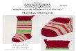Anthem & Anthem hords Holiday Stocking - Cascade Yarns€¦ · Designed by Sheila Joynes Skill Level: Intermediate/Advanced Size: 11” diameter x 25.5" long Materials: ascade Yarns®