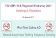Smoking & Prevention€¦ · The health and welfare of Australia’s Aboriginal and Torres Strait Islander peoples 2015. cat. No. IHW 147. Canberra: AIHW. Aboriginal and Torres Strait