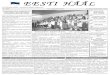 ESTONIAN NEWS - eestlaste ajaleht Inglismaal Nr. 2307 10 ... 2011.pdfESTONIAN NEWS - eestlaste ajaleht Inglismaal Nr. 2307 10. september 2011 asutatud detsember 1947 Head kaasmaalased