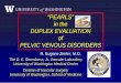 “PEARLS” in the DUPLEX EVALUATION of PELVIC VENOUS …jbcvascularsummit.com/wp-content/uploads/2018/04/2... · 4/2/2018  · Inguinal canal (I), perineum (P), obturator (O), gluteal