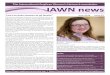 The International Anglican Women’s Network newsletter IAWN ... · qualifications gained at secondary school) at Coleg Cambria in Deeside, Wales, and was one of 16 Anglican Communion
