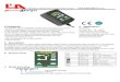 EPA1020-0612 SLA battery charger datasheet€¦ · EPA1020-06/12 series is a 20W 4 stages smart battery charger by MCU controlled with switch mode for 6V or 12V selectable the charging