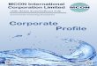 MCON International Corporation Limited · MCON International Corporation Limited บรษัท อมคอน อนตอร์ÁนชัÉนนล จ ำกัด MCON International