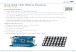 8 RGB LED Matrix Module - Holtek€¦ · 8×8 RGB LED Matrix Module BMS01030 Characteristics Uses the Holtek HT16D35A device High accuracy constant current and memory mapping LED