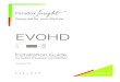 EVOHD PDFs/EVOHD - Inst… · 1 Form C relay output with N.O and N.C. contacts. 999 user codes 8 partitions 2048 events buffered Program remote controls using the master or installer