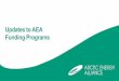 Updates to AEA Funding Programs€¦ · yardstick audit from AEA Energy Advisor goes through building in detail. Building Energy Audits • Businesses: free • Non-profits: free,