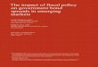 The impact of fiscal policy - ijf.hr · bcota@efzg.hr Preliminary communication** JEL: E62, G15, H30, H6 UDC: 336.2 * The viewpoints of the authors expressed in this paper are not