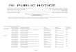 PUBLIC NOTICE - Federal Communications Commission · ftp.fcc.gov PUBLIC NOTICE 445 12th Street, S.W.,TW-A325 Site-By-Site Wireless Telecommunications Bureau Below is a listing of