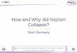 How and Why did Nazism Collapse? Collapse of... · 2016. 4. 7. · 1. The fall of Nazism in relation to three key campaigns: a) The Battle of Britain, b) the battle for the USSR and