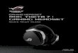 Gaming Headset Gaming Headset - Asus...R Theta 7.1 aming Headset 3 English Getting started To set up your ROG Theta 7.1 gaming headset: 1. Connect the headset to your device through