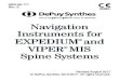 Navigation Instruments for EXPEDIUM and VIPER MISsynthes.vo.llnwd.net/o16/LLNWMB8/IFUs/JJMDC/DPS/Spine/090290111E.pdf · Surgically used instruments can be considered biohazard and