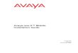Avaya one-X™ Mobile Installation Guide...Avaya one-X Mobile Installation Guide December 2008 13 - Port 450 needs to be open to AES for JTAPI communication. - Port 8080 or 1443 needs