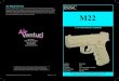 336U BLK - Pyramyd Air€¦ · Congratulations on your purchase of the ISSC M22 .177 caliber (4.5 mm) CO 2 air pistol. Please read this instruction manual completely. Remember, this