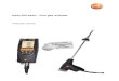 testo 320 basic - Flue gas analyzer...> The testo 320 basic is not suitable for long-term measurements and should not be used as a safety (alarm) instrument. > Do not store the product
