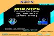 RRB NTPC...C L A S S E S RRB NTPC RRB NTPC Previous Year Papers 21, Manav Ashram Colony, Gopalpura Mod, Tond Road, Jaipur @NEON CLASSES Head Office SUBSCRIBE onYou Tube 9828728833/34