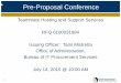 Pre-Proposal Conference Teammate Hosting and Support Services . RFQ 6100031984 . Issuing Officer: Tami Mistretta . Office of Administration, Bureau of IT Procurement Services . July