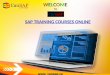 SAP Training Courses Online