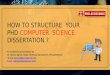 How To Structure Your PhD Computer Science Uk Dissertation? - Phdassistance