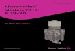 Rev. A - 08/2020 Masoneilan Models 78-4 & 78-40€¦ · 10 Diaphragm1 NBR 15 Plug Guide VALOX 420 16 • Plug Neoprene/416 Stainless Steel 17 • Filter Sintered Polyethylene 18 •