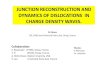 JUNCTION RECONSTRUCTION AND DYNAMICS OF …lptms.u-psud.fr/impact2012/files/2012/09/kirova1.pdf · 2012. 9. 16. · Static origin of dislocations V Static equilibrium structures due