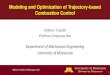 Modeling and Optimization of Trajectory-based Combustion ... · Abhinav Tripathi, Prof Zongxuan Sun Background – HCCI Combustion • HCCI is a kinetically modulated combustion mode