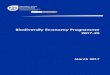 Biodiversity Economy Programme · Biodiversity economy of the province grows by developing and unlocking the economic potential of biodiversity sector value chains PBSAP Strategic