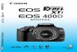 INSTRUCTION MANUAL INSTRUCTION MANUAL · PDF file Thank you for purchasing a Canon product. The EOS DIGITAL REBEL XTi/EOS 400D DIGITAL is a high-performance, digital single-lens reflex