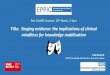 Title: Staging evidence: the implications of clinical ... Be… · Kate Beckett NIHR Knowledge Mobilisation Research Fellow. Broken bodies troubled minds: the psychological impact