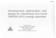 Development, optimization, and design for robustness of a ... · FMVSS 201 U energy absorber David M. Fox US Army RDECOM-TARDEC COM: (586) 574-3844 DSN: 786-3844 Email: david.m.fox1