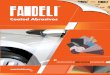 Automotive products€¦ · option for sanding bondo, primer finishes, basecoat and clearcoat finishes, acrylic lacquers and dry feather edging. FANDELI’s Gold Product´s coating
