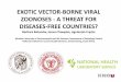EXOTIC VECTOR-BORNE VIRAL ZOONOSES - A THREAT FOR …€¦ · WNV IN POLAND In the nineties of the last century, Juricova et al. confirmed WNV antibodies in 12.1% of house sparrows