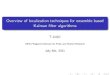 Overview of localization techniques for ensemble based Kalman … · 2013. 7. 15. · Overview of localization techniques for ensemble based Kalman lter algorithms T.Janji c Alfred