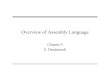 Overview of Assembly Language - Carleton Universityservice.scs.carleton.ca/sivarama/org_book/org_book_web/slides/cha… · • In assembly language, we use the define directive ∗