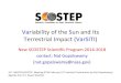 Variability of the Sun and Its Terrestrial Impact (VarSITI) · contact: Nat Gopalswamy (nat.gopalswamy@nasa.gov) 51 st UNCOPUOS/STSC Meeting 2014 February 12 Technical Presentation