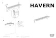 AI-HAVERN wll shlf 60 bamboo...Les vis et ferrures pour fixer le meuble/l’objet au mur ou au plafond ne sont pas incluses. Choisissez des vis et ferrures adaptées au matériau de