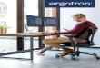 Standing Desks, Monitor Mounts, Mobile Carts | Ergotron ......for desks with limited space underneath the worksurface; for example, due to cable channels or sliding surfaces. Top Mount