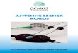 ANTENNE LECHER ACMOS - BioSoins · présentation de l'antenne ACMOS et de ses principales applications en médecine quantique et en géobiologie. L'Antenne de Lecher est un instrument