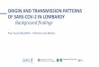 ORIGIN AND TRANSMISSION PATTERNS OF SARS-COV-2 ......7 Origin and transmission patterns of SARS- CoV-2 in Lombardy - Background findings The early phase of COVID- 19 outbreak in Lombardy,