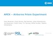 APEX Airborne Prism Experiment · APEX – Airborne Prism Experiment . APEX – Project Background 1. APEX is a joint Swiss/Belgian project funded under ESA-PRODEX with support from