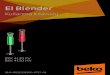 El Blender - beko.com.tr€¦ · El Blender Kullanma Kılavuzu. Lütfen önce bu kılavuzu okuyun! Değerli Müşterimiz, Beko ürününü tercih ettiğiniz için teşekkür ederiz