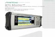 High Performance Handheld Base Station Analyzer · MT8220T Specifications 2 of 33 PN: 11410-00698 Rev. N MT8220T TDS Introduction Anritsu introduces the next generation high performance