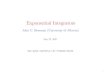 Exponential Integrators - ualberta.cabowman/talks/caims07.pdfHistory •Certaine [1960]: Exponential Adams-Moulton •Nørsett [1969]: Exponential Adams-Bashforth •Verwer [1977]