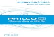 00187225 PMD 25 BiB MULT · Vážený zákazník Ďakujeme, že ste si kúpili výrobok značky PHILCO. Aby váš spotrebič slúžil čo najlepšie, prečítajte si všetky pokyny
